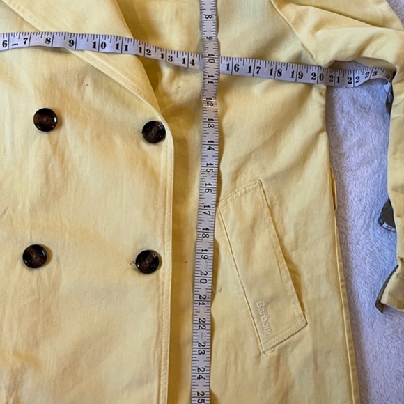 Barbour Denim lemon Cotton  Jacket with two-point fastening - Picture 13 of 14